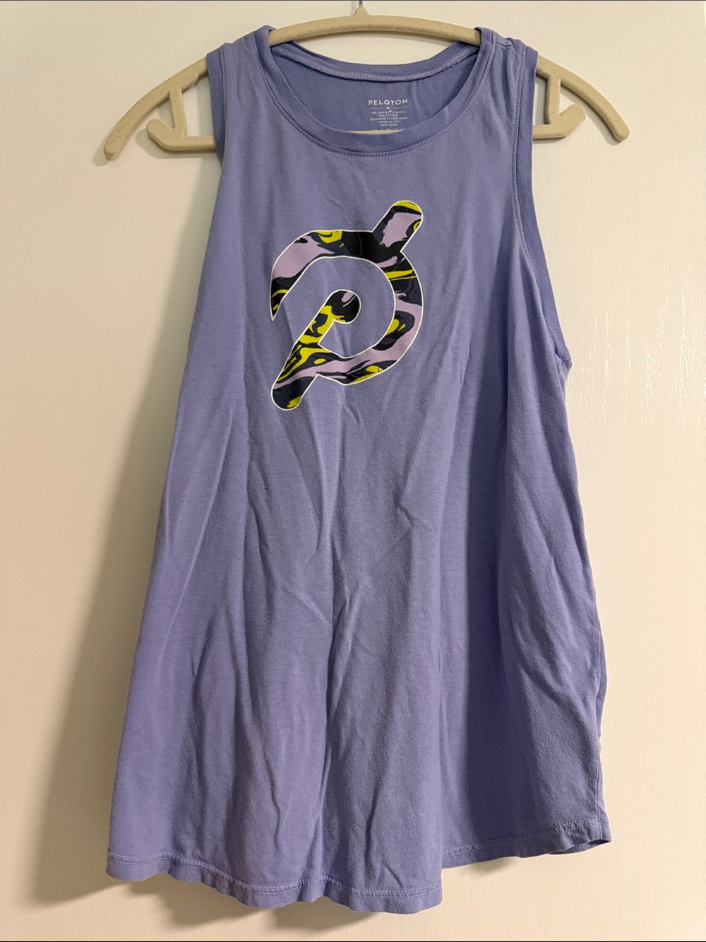 Peloton Lavender-Blue Logo Tank